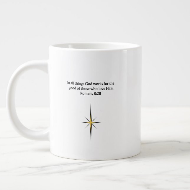 Christian Bible Verse Mug | Faith Gift (Gauche)