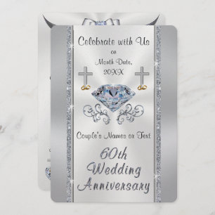 Christian Diamond Mariage Invitations