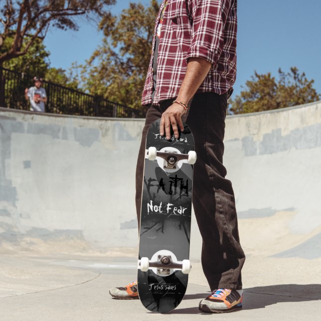 Christian Faith Jesus Skateboard (Extérieur 2)