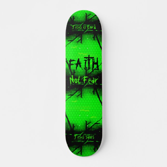 Christian Faith Jesus Skateboard Deck (Devant)