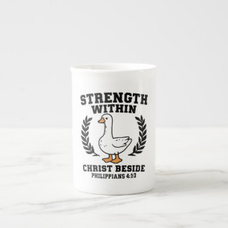 Christian Goose Mug – “Strength Within, Christ Bes