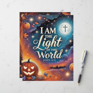 Christian Halloween Écriture Scrapbook papier