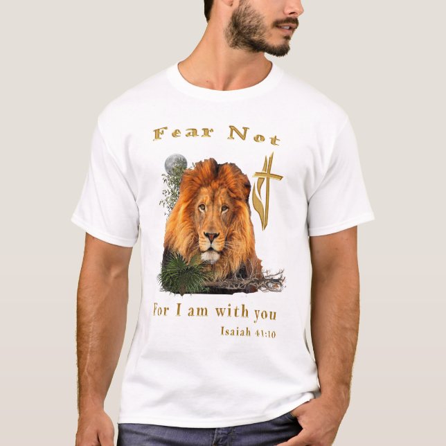 Christian Isaïe 41:10 t-shirts (Devant)