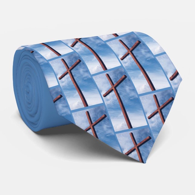 Christian John 3:16 CROSS Cravate de monogramme pe (Roulé)