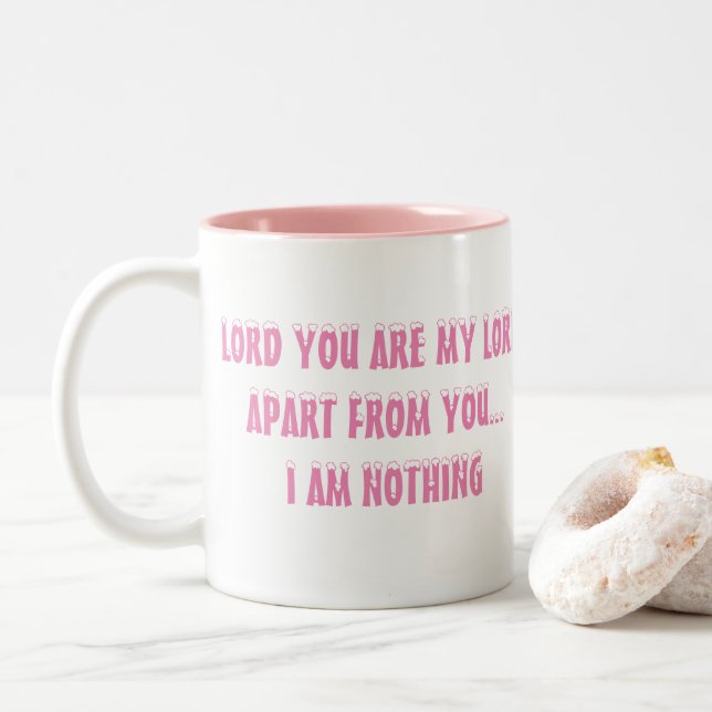 Christian Mug - Seigneur Vous Êtes Mon Seigneur (Avec donut)