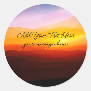 Christian Pittoresque Message Sticker Étiquettes