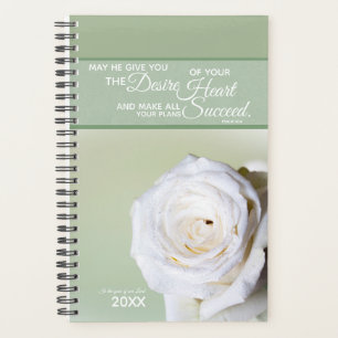 Christian Planner pour les femmes - Rose blanche