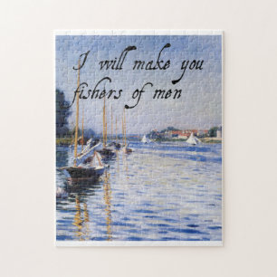Christian puzzle "Je veux make you fishers of men"
