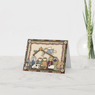 Christian Religieux Carte pour notes de Noël
