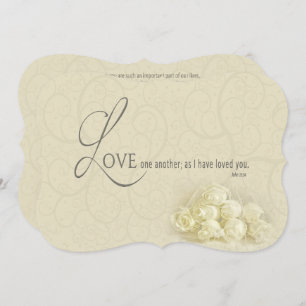 Christian Renouveler le Mariage Vows Invitation -R