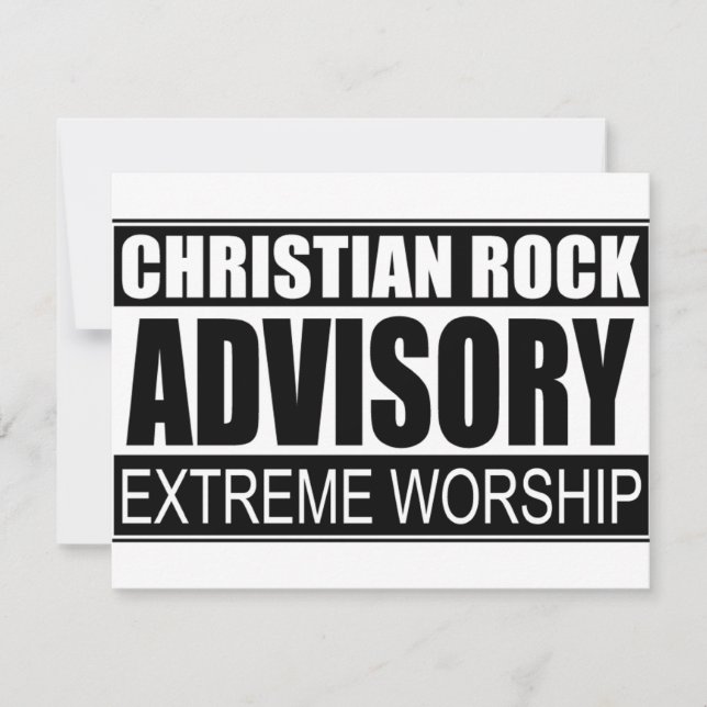 Christian Rock Advisory... (Devant)