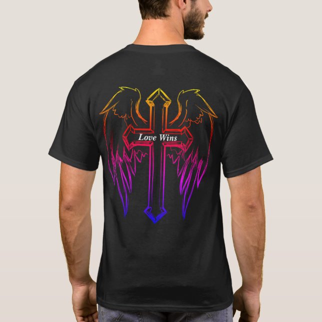 Christian T-shirt amour gagne (Dos)