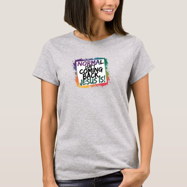 Christian T-shirt Normal ne revient pas (Devant)