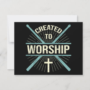 Christian Worship Band Créé Pour Adorer Drummer