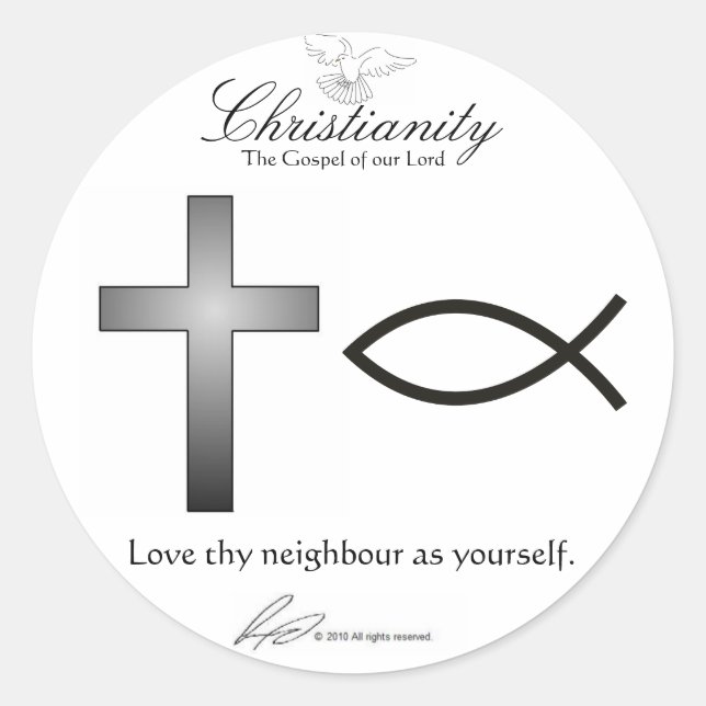 Christianisme - Stickers (Devant)