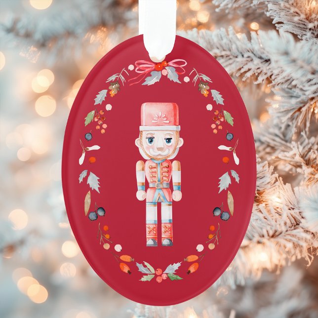 Christmas Acrylic Ornament with Toy Soldier  (Créateur téléchargé)