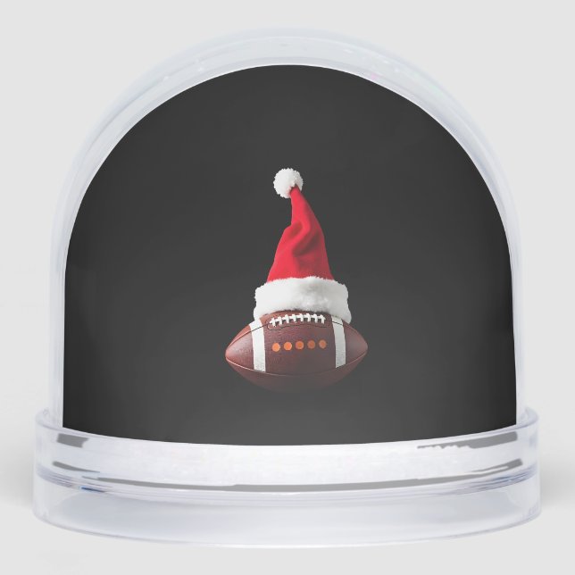 Christmas American Football Ball Santa Hat (1) (Avant)