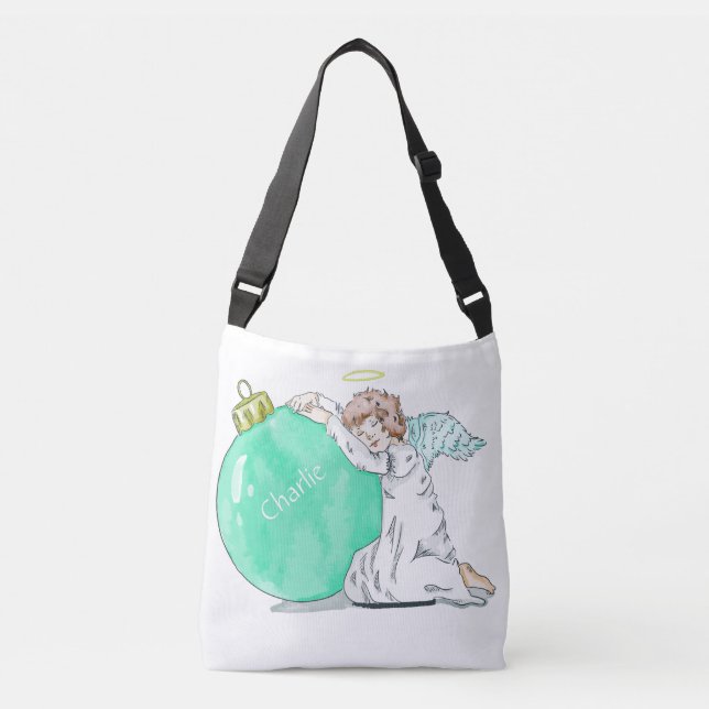 Christmas Angel personnalisé sacs de nom (Devant)