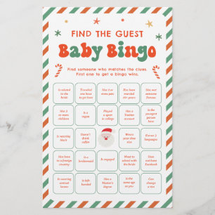 Christmas Baby Bingo Trouvez le jeu d'invité