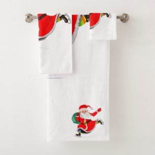 Christmas Bath Towel Set