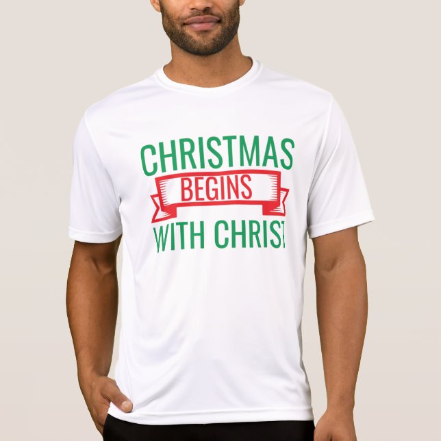 Christmas Begins with Christ-15523 T-Shirt (Devant)