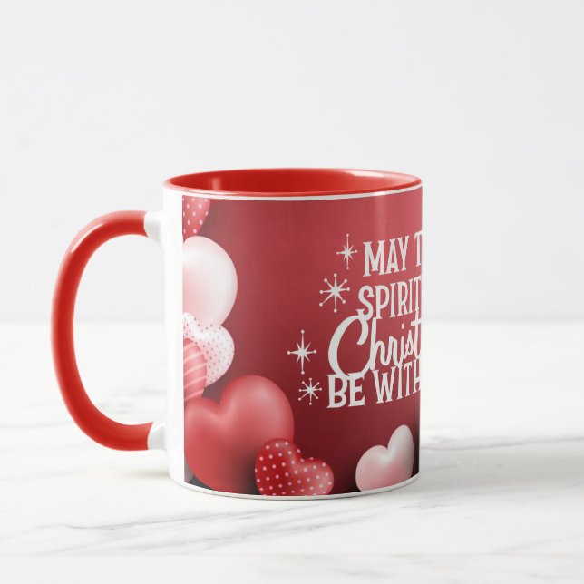 Christmas Bunny Love Mug (Gauche)