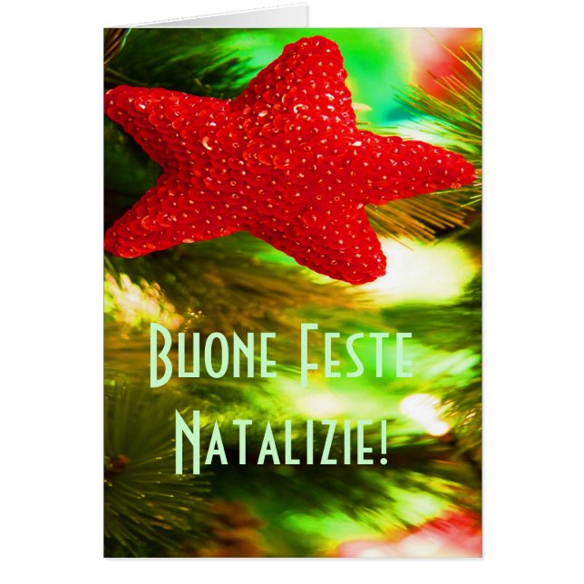 Christmas Buone Natalizie Red Star III (Devant)