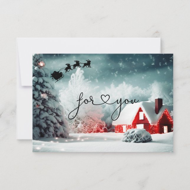 CHRISTMAS BUSINESS CERTIFICAT cadeau pour vous (Devant)