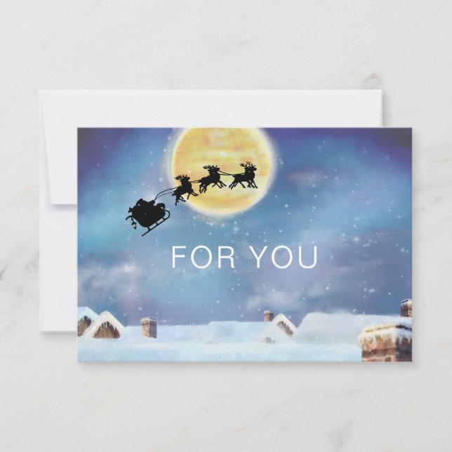 CHRISTMAS BUSINESS CERTIFICAT cadeau pour vous (Devant)