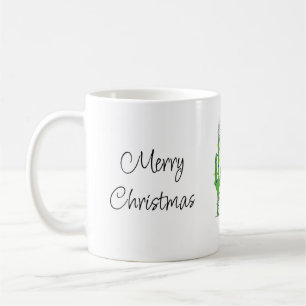 Christmas Cactus Southwestern Desert Coffee Mug