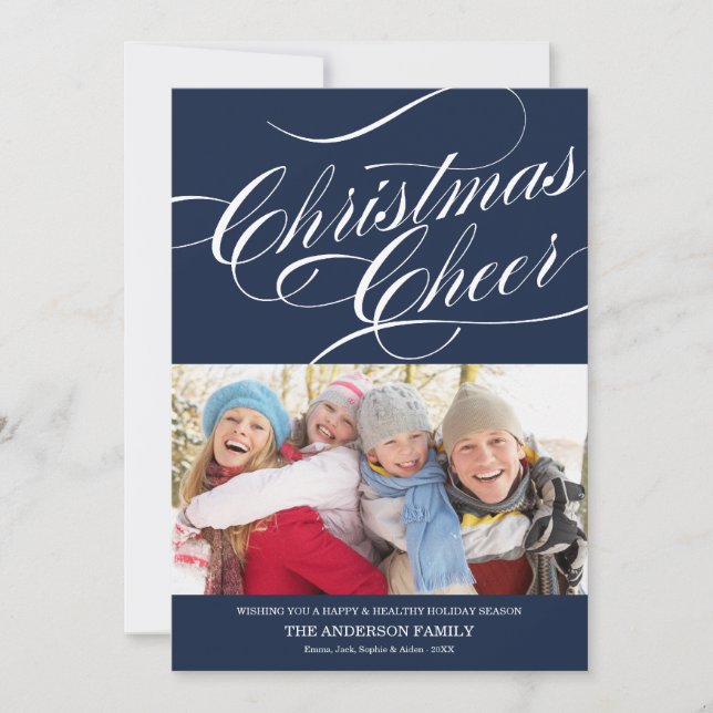 CHRISTMAS CHEER | CARTE PHOTO VACANCES (Devant)