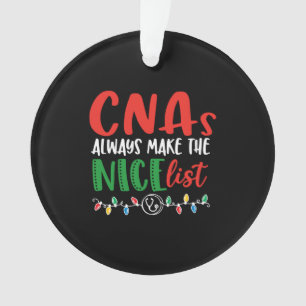 Christmas CNA cnas always make nice list