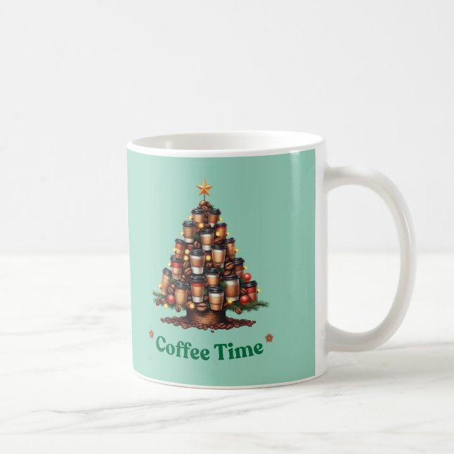 Christmas Coffee Tree Coffee Mug (Droite)