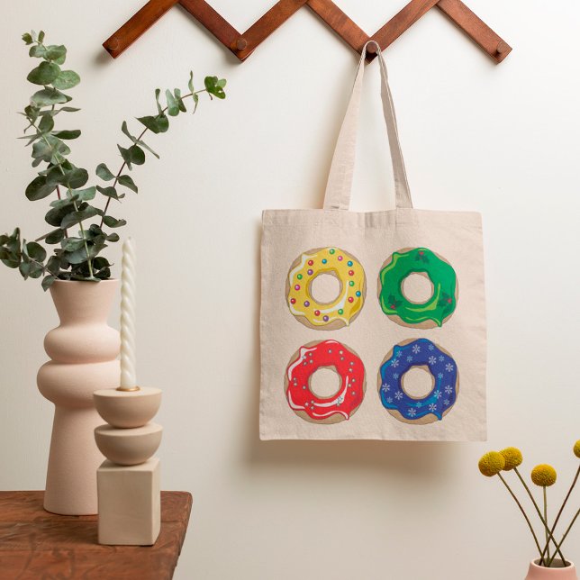 Christmas Donuts Tote Bag (Créateur téléchargé)