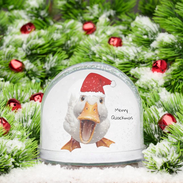 Christmas Duck Snow Globe (Noël)