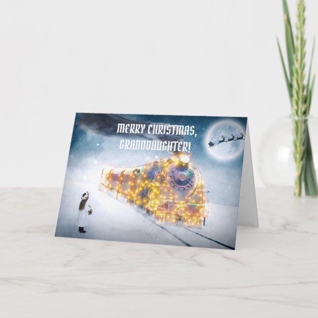 CHRISTMAS EXPRESS GRAND-FILLE CARTE (Devant)