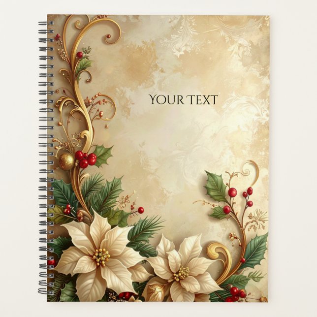 Christmas Floral Holiday Planner (Devant)