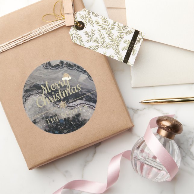 Christmas geode sticker (Cadeaux)