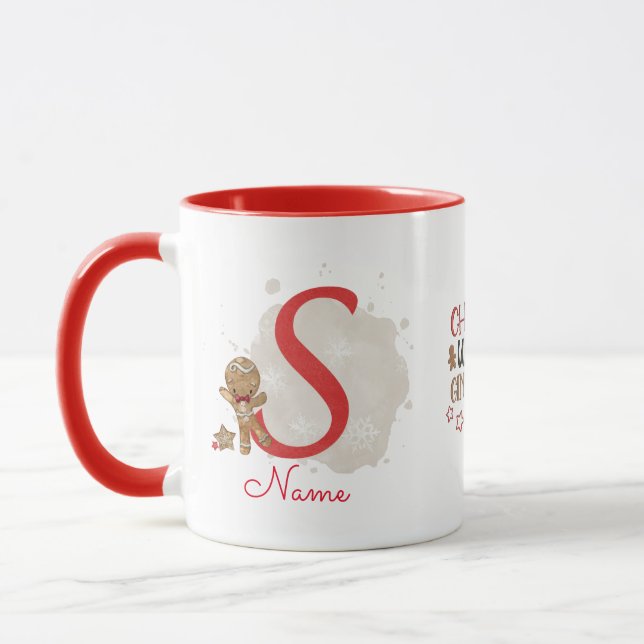 Christmas Gingerbread man Mug (Gauche)