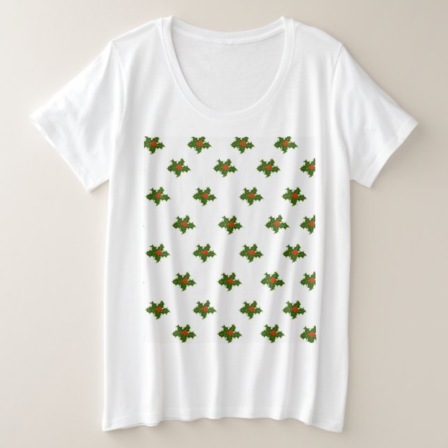 Christmas Holly Motif (Design devant)