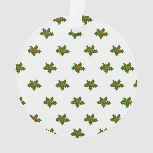 Christmas Holly Motif (devant)