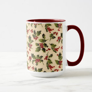 Christmas Holly Mug