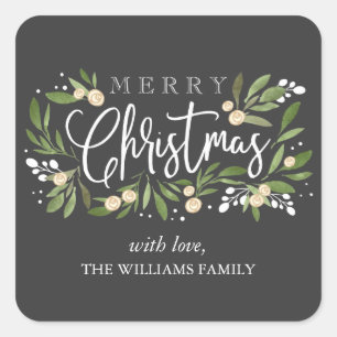 Christmas Holly - Sticker de vacances