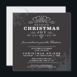 CHRISTMAS INVITATION vintage look noir blanc<br><div class="desc">par kat massard >>> www.simplysweetpaperie.com <<< Envoyer et message spécial supplémentaire avec style et pizzazz cette année... Personnalisé avec vos détails & photos mes produits de vacances modernes sont sûrs de se démarquer de l'abondance de salutations que vos amis et votre famille recevront cette saison et fera un souvenir spécial...</div>