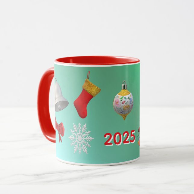 Christmas joy Icons Mug (Devant gauche)