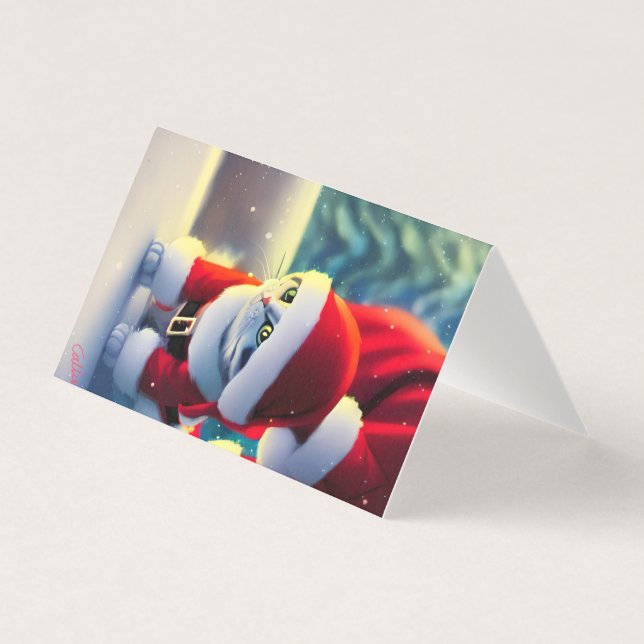 Christmas kitten  (Front)