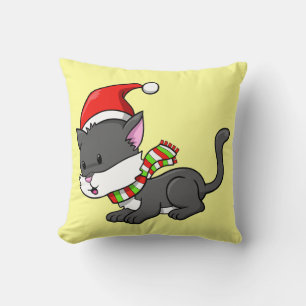 Christmas Kitty "Lucy" Coussin