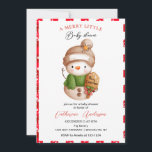 Christmas Little Snowman Baby shower Invitation<br><div class="desc">Christmas Little Snowman Baby shower Invitation</div>