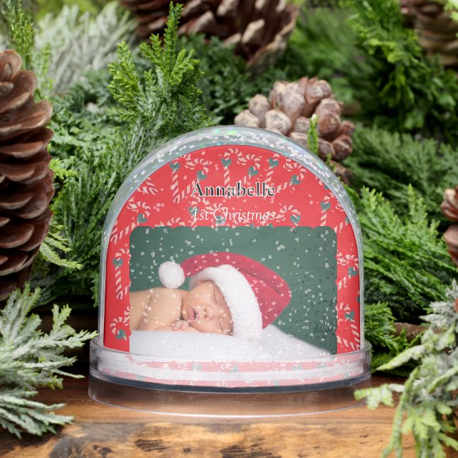 Christmas Love Candy Canes Baby Photo (Hiver)