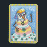 CHRISTMAS MAGNET super SNOWMAN "PAIX SUR TERRE"<br><div class="desc">C'ÉTAIT LES JOURS DE LA PUISSANCE FLEURIÈRE,  LA CRAVATE DYED ÉTAIT DANS ET LE SIGNE DE PAIX RÉTAIT. AJOUTEZ UN PEU D'AMOUR AVEC CE SUPER SNOWMAN "PAIX ON EARTH" MAGNET Rectangle,  Yellow/Rose Snowball Bordure *Personnaliser... ..Chercher Les Articles Correspondants Susan Brack Design</div>